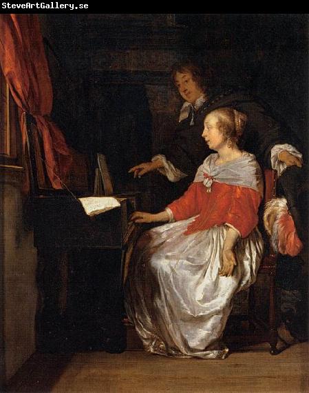 Gabriel Metsu Virginal Player